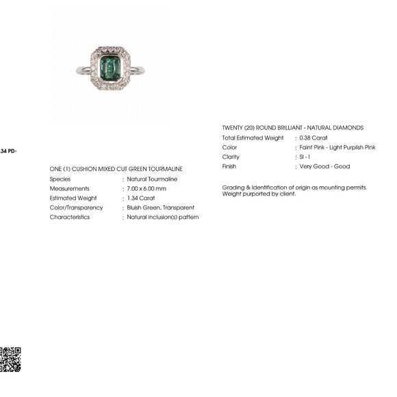 Green Tournaline Ring - Picture 8 of 8